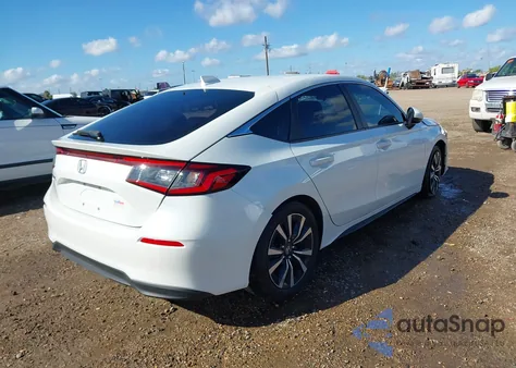 2022 Honda Civic Ex-L z USA, uszkodzony, nr VIN 19XFL1H7XNE005228